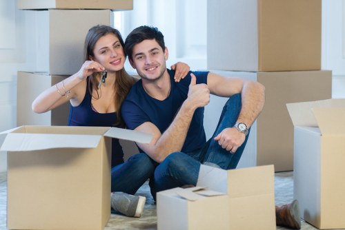 Illustration of cookie settings on a removals website