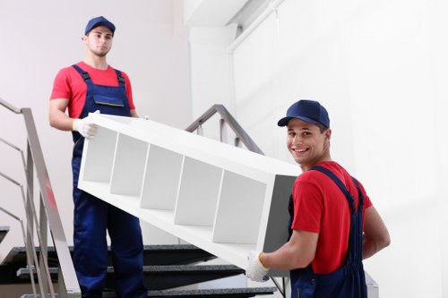 Man with a van service helping with a city move in France