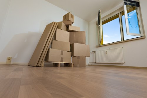 Furniture removal planning for narrow access and stairs in a French building
