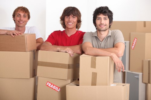 Local team handling sofa and wardrobe pick-up for a home in France