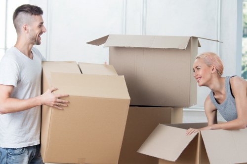Business relocation with office furniture and equipment