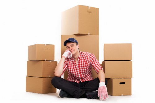 Apartment access and parking considerations for removals in France